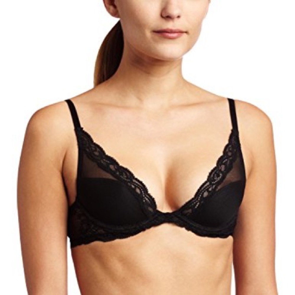 Natori Feathers Contour Plunge bra